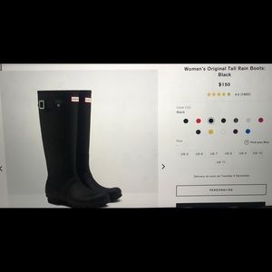 Hunter Rain Boots